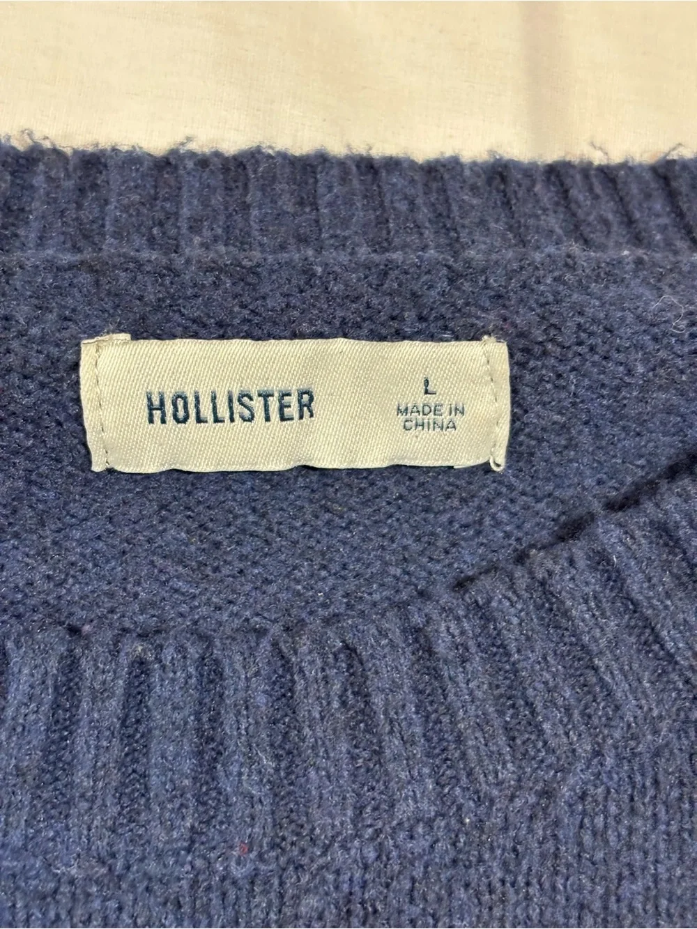 Men's Hollister Sweatshirt American Flag Size Large Vintage Y2K Style